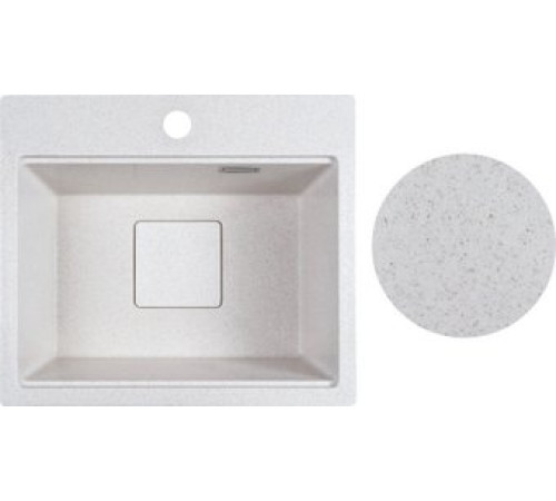 Кухонная мойка Marblan Comfort 48 бежевый, с сифоном