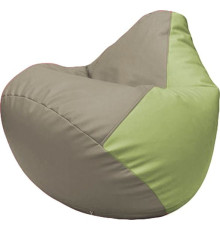 Кресло-мешок Flagman Груша Макси Г2.3-0219 светло-серый/оливковый