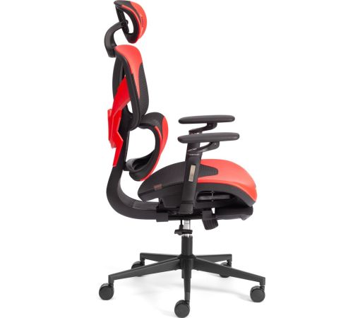 Офисное кресло TetChair KingCobra искусственная кожа/сетка черный/красный