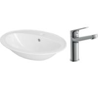 Умывальник Cersanit Calla 54 S-UM-Cl/1-w + 63037