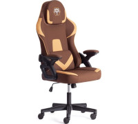 Игровое геймерское кресло TetChair iBear ткань коричнево-бежевый