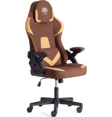 Игровое геймерское кресло TetChair iBear ткань коричнево-бежевый