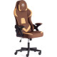Игровое геймерское кресло TetChair iBear ткань коричнево-бежевый