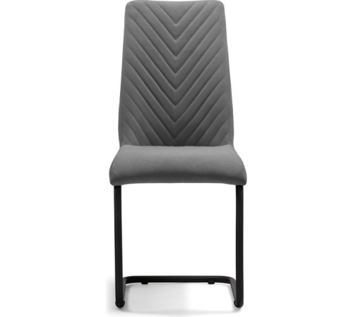 Стул Woodville Лулла 504189 серый/черный