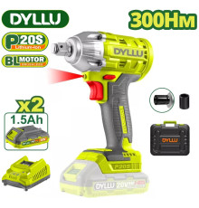 Гайковерт Dyllu DTCD1512 с 2-мя АКБ, кейс