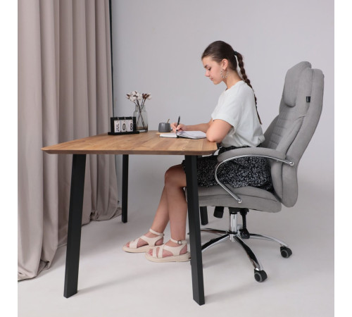 Офисное кресло AksHome Paradis ткань, светло-серый