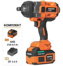 Гайковерт Daewoo Power DAX 8021Li Set с 1-им АКБ, кейс