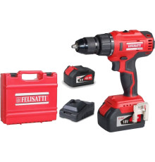 Ударная дрель-шуруповерт Felisatti ДАУ-13/18Л3 с 1-им АКБ, кейс