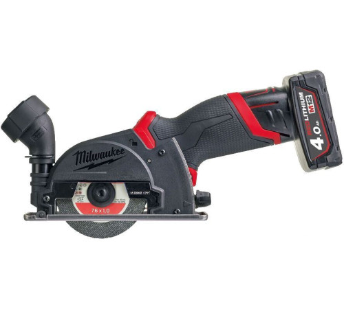 Монтажная отрезная пила Milwaukee M12 FCOT-422X Fuel 4933464619 с 2-мя АКБ, кейс