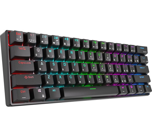 Клавиатура Royal Kludge RK61 RGB черный, RK Red