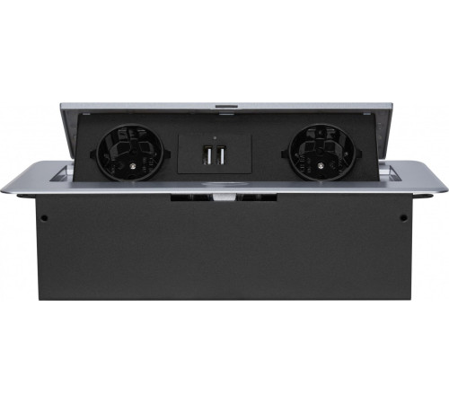 Сетевой фильтр CACTUS CS-SOCKET-EU/USBA-GY