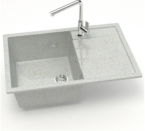 Кухонная мойка MARRBAXX Карельский камень модель 161/Q10 F161Q010 серый/светло-серый