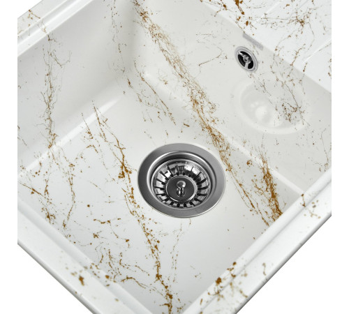 Кухонная мойка Wisent WB15-13 с сифоном GER013