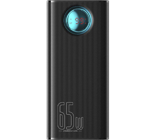 Внешний аккумулятор Baseus Amblight Digital Display Fast Charge Power Bank 65W 26800mAh черный