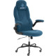 Офисное кресло TetChair Bazuka metalBL велюр, синий, 32