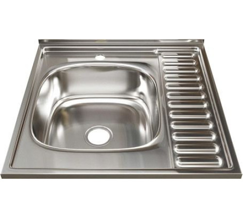 Кухонная мойка Mixline 528018 полированная, 0.8 мм