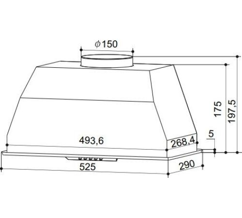 Кухонная вытяжка Exiteq EX-1446 белый