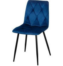 Стул СоюзРегионПоставка Регги СРП-066 черный/велюр Velluto 25 синий