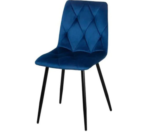 Стул СоюзРегионПоставка Регги СРП-066 черный/велюр Velluto 25 синий
