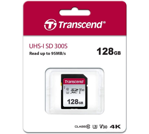 Карта памяти Transcend SDXC 300S 512GB