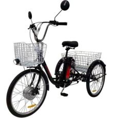 Электровелосипед AVM E-Alfa Trike 24 черный