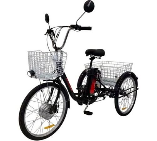 Электровелосипед AVM E-Alfa Trike 24 черный