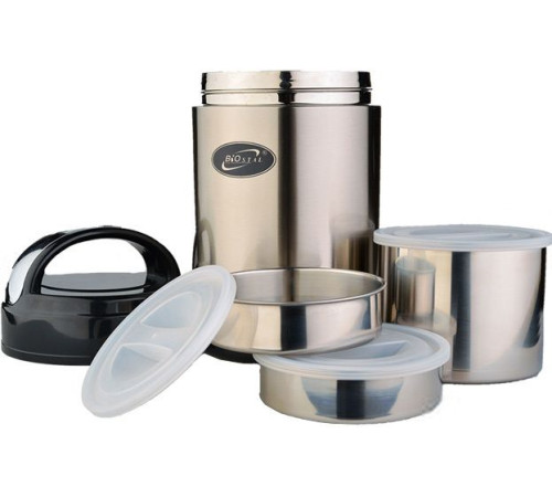 Термос для еды БИОСТАЛЬ NR-1800 Stainless Steel