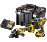 DeWalt DCK2080P2T шуруповерт, болгарка, 2 АКБ, кейс