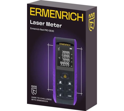 Лазерный дальномер Ermenrich Reel PRO GE40 86258