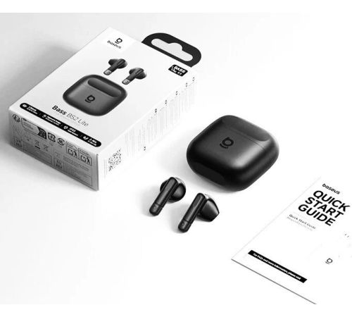 Наушники Baseus Bass BS2 Lite черный
