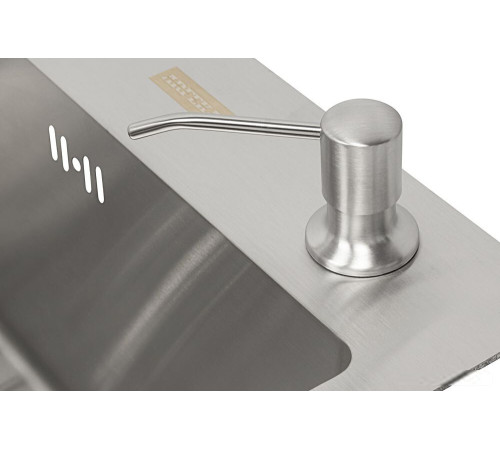 Кухонная мойка ARFEKA ECO AR мойка 600*500, роллер-мат, дозатор SATIN