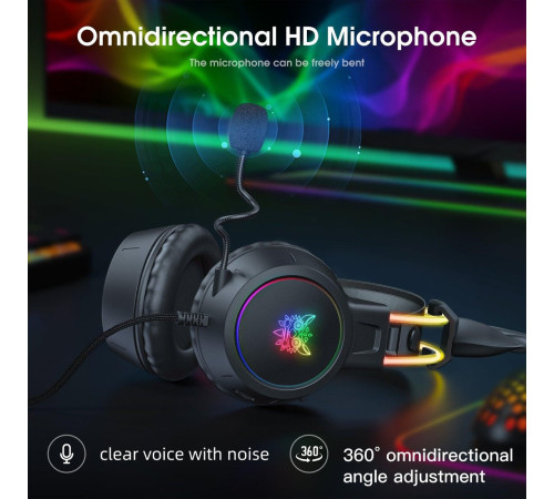 Наушники Onikuma X15 Pro Deer Ears черный