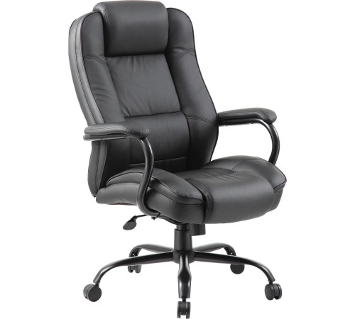 Кресло Brabix Heavy Duty HD-002 кожзам, черный