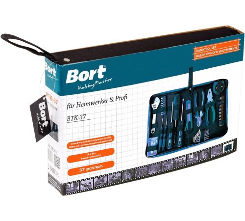 Универсальный набор инструментов Bort BTK-37 37 предметов