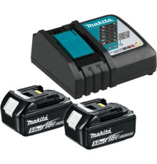 Аккумулятор с зарядным устройством Makita BL1850B + DC18RC 191L74-5 18В/5 Ah + 7.2-18В