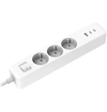 Удлинитель Xiaomi Mi Power Strip 20W 2C1A XMCXB01EU USB Type-A + 2 USB Type-C, белый, международная версия