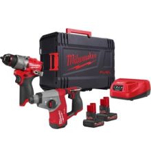Milwaukee M12 FPP2BG2-502X 4933500138 шуруповерт, перфоратор, 2 АКБ, кейс