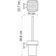 Ершик для унитаза Wasserkraft Wern K-2527