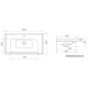 Умывальник CeraStyle Frame 80 031200-u