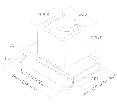 Кухонная вытяжка Elica Box In Plus IXGL/A/90 PRF0097796A
