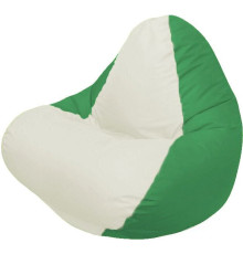 Кресло-мешок Flagman Relax Г4.1-004 зеленый/белый