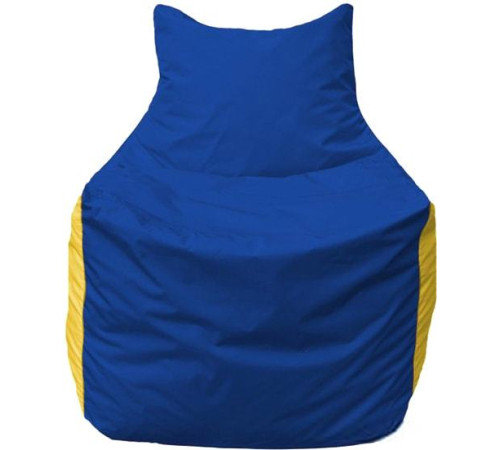 Кресло-мешок Flagman Фокс Ф2.1-128 синий/жёлтый
