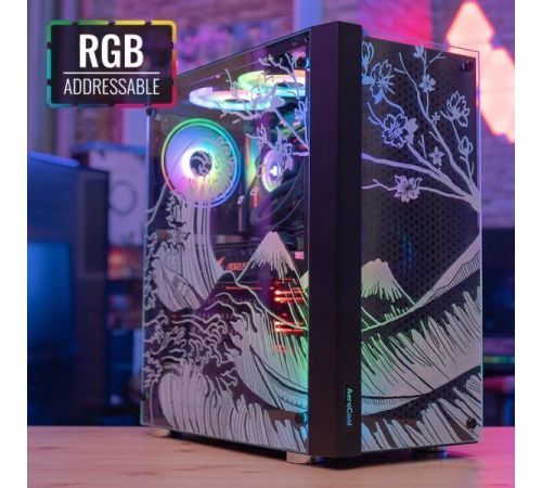 Корпус AeroCool Skribble SKRIBBLE-G-BK-V1
