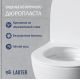 Унитаз подвесной Lauter Sulzdorf + GROHE Solido 38811KF0 + панель GROHE 37131000 белый с микролифтом