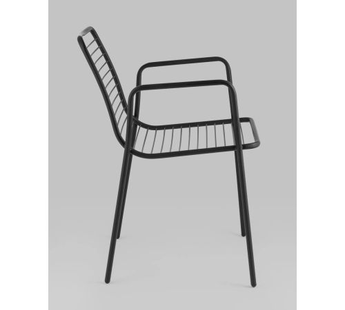 Стул Stool Group Дели с подлокотниками LV-107-9005 металл черный