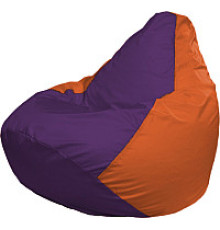 Кресло-мешок Flagman Груша Медиум XL Г1.1-33 фиолетовый/оранжевый