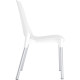 Стул Sheffilton SHT-ST75/S424 белый/хром лак