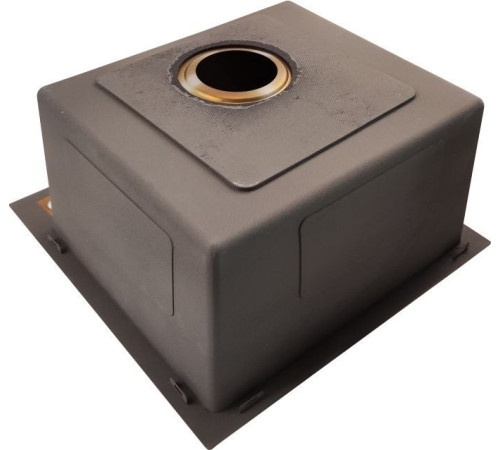 Кухонная мойка Asteria A6050NB-D черный декор