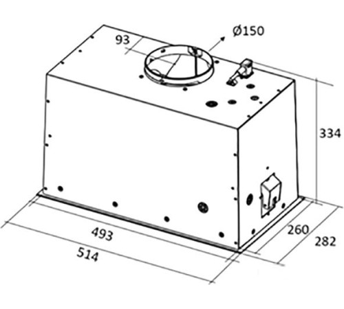 Кухонная вытяжка Elica Lane BL MAT/A/52 PRF0165830