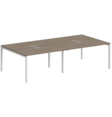 Стол Norden 280x143.8x75 SG.255.OD.44.WH белый/дуб темный